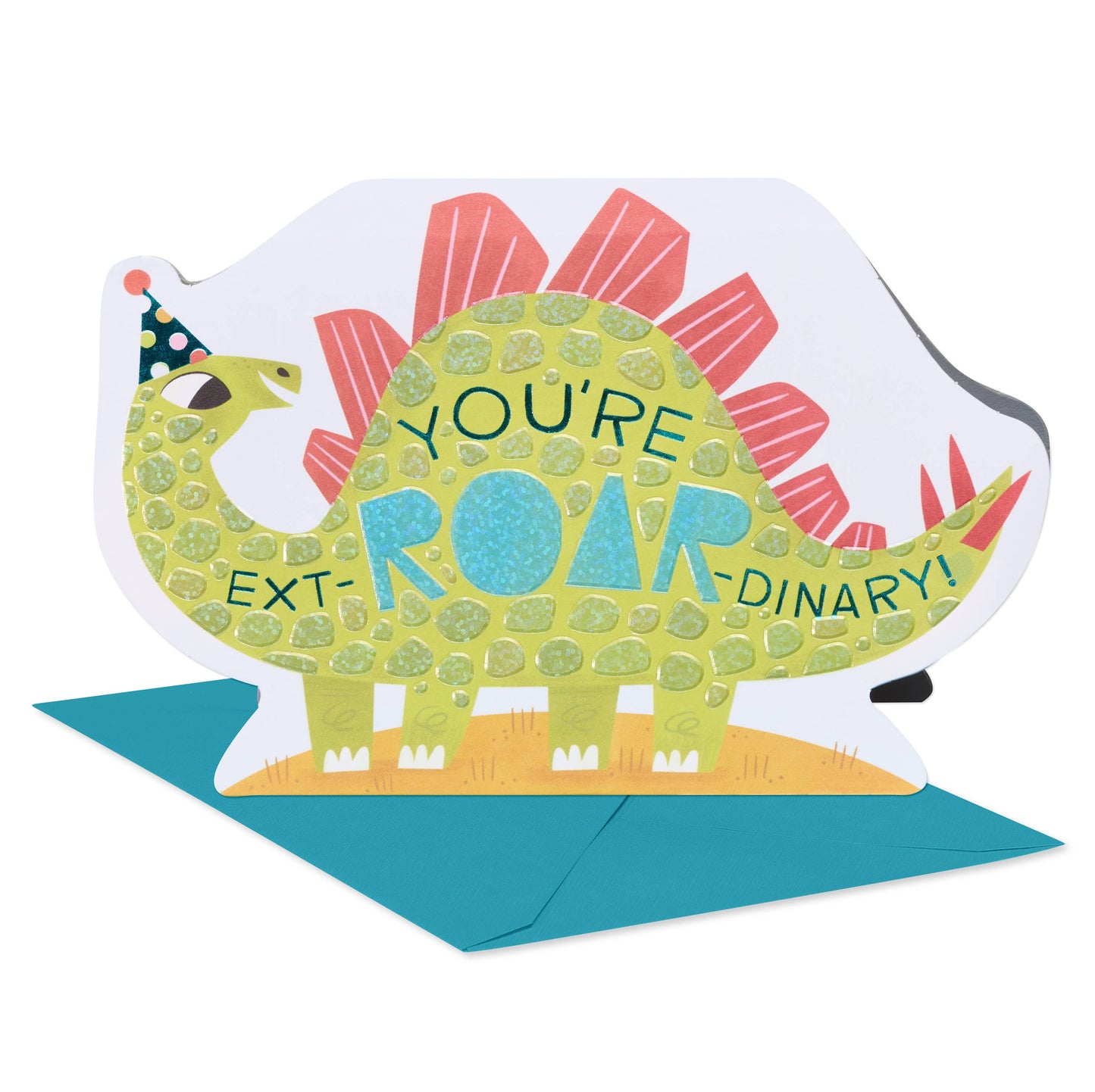 DICKENS INC. - Kids Birthday Greeting Card – “You’re Roar‑Extra‑Ordinary”