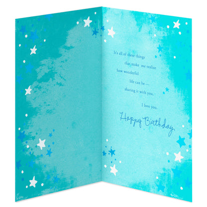 DICKENS INC. - Romantic Birthday Card for Spouse (Celestial Moon)
