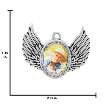 Gloria Duchin - Memorial Wings Picture Frame Ornament
