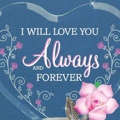 Glass Baron - EM5 807-PA: Rose "Always & Forever"