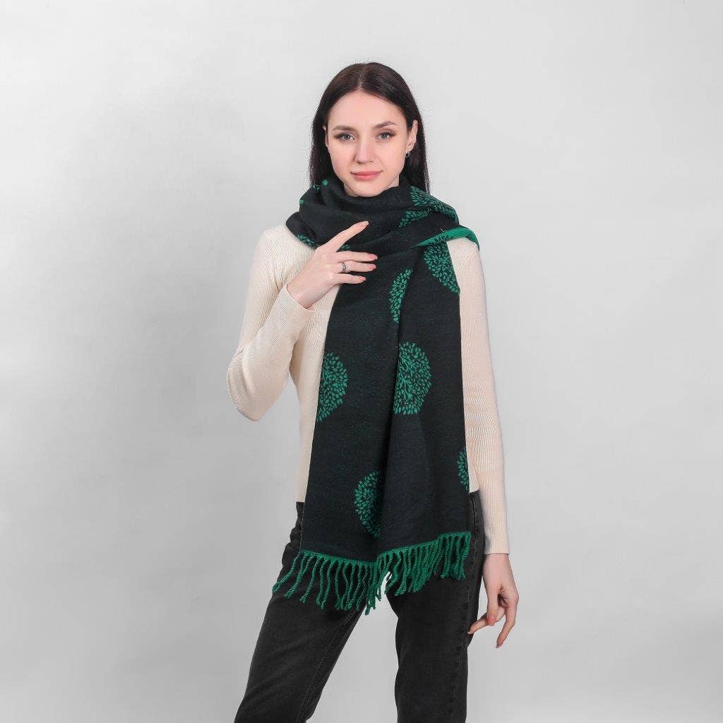 Celtic Ore Crafts - IRS-024L Double Sided Tree Green & Black