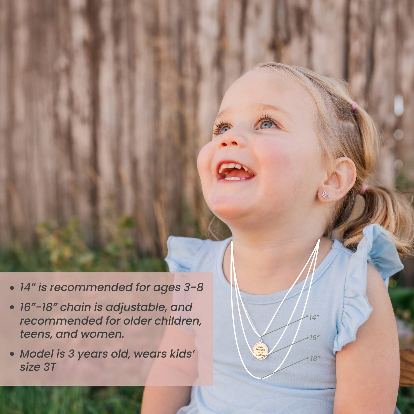 Cherished Moments - Girls 14K Gold-Plated Puff Heart Charm Necklace: 14 inch