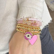 Load image into Gallery viewer, Love, Lisa - Harper Pretty CZ Bow Bracelet: Misty Rose
