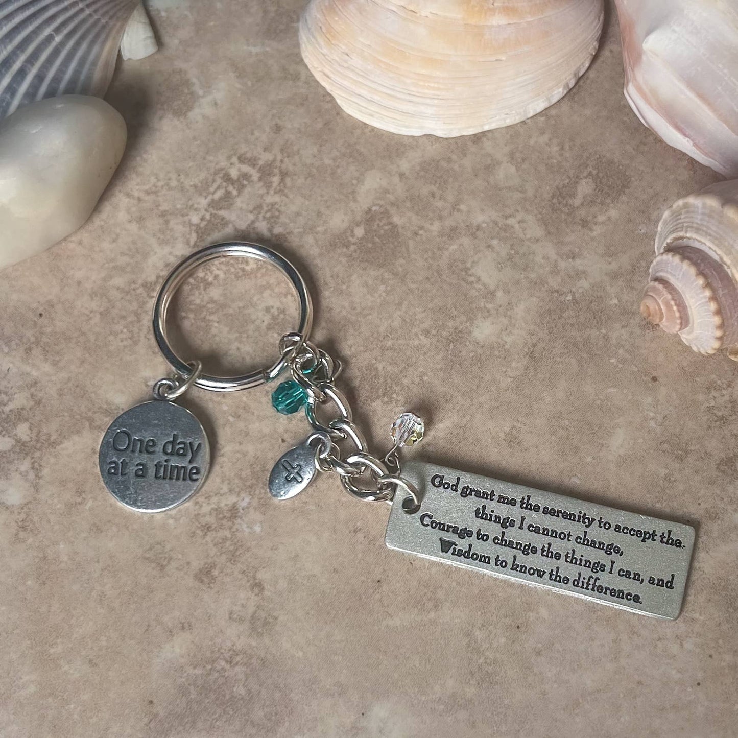 Abbey & CA Gift - Serenity Prayer Keychain