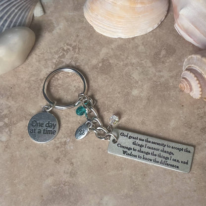 Abbey & CA Gift - Serenity Prayer Keychain