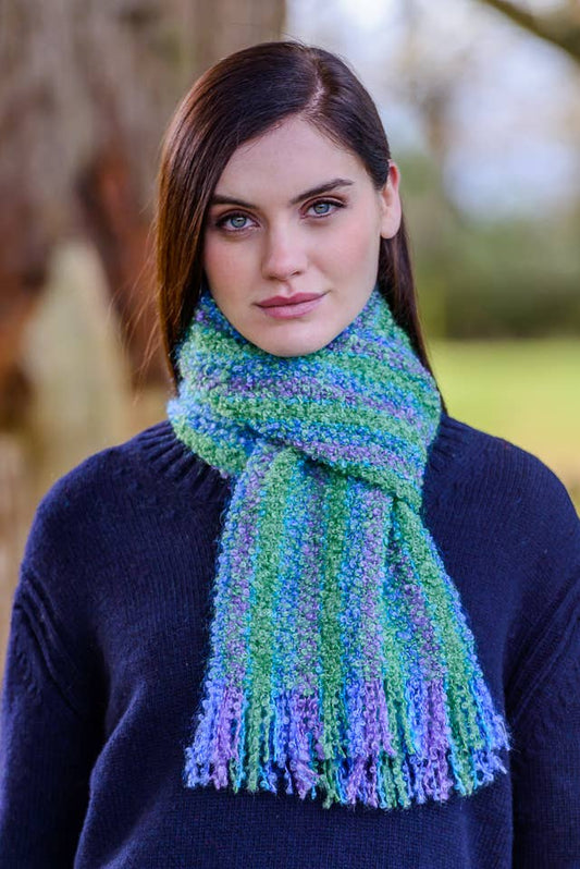 Mucros Weavers - Mohair Viscose Scarf 34A1