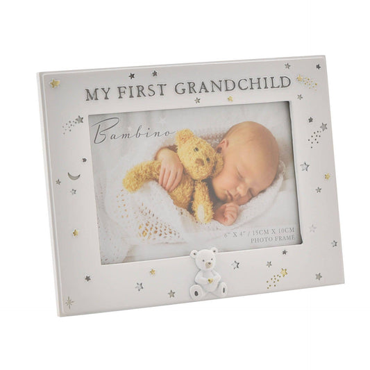 WIDDOP and Co. - Bambino Resin First Grandchild Photo Frame 6" x 4"