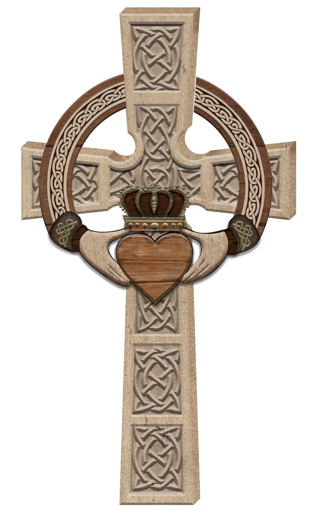 Abbey & CA Gift - Claddagh Wall Cross