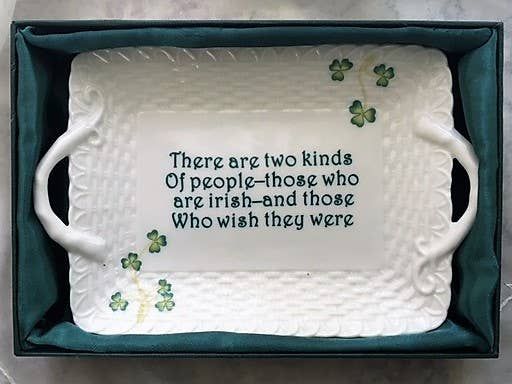 CBE Inc - Boxed Plate with Handles: Two Kinds of People