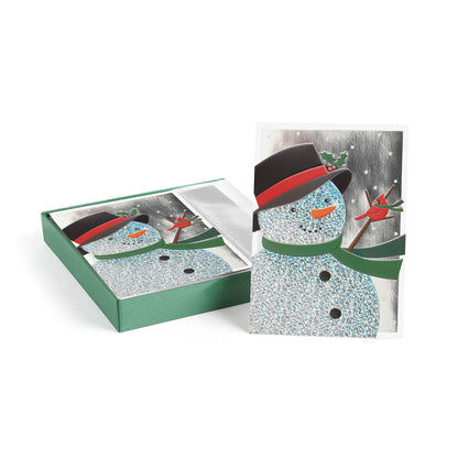 Masterpiece Studios - Snowman Sparkle Boxed Holiday Cards