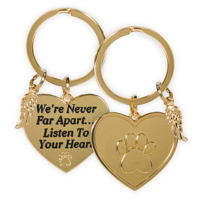 AngelStar - Listen to your Heart - Rainbow Bridge Keychain