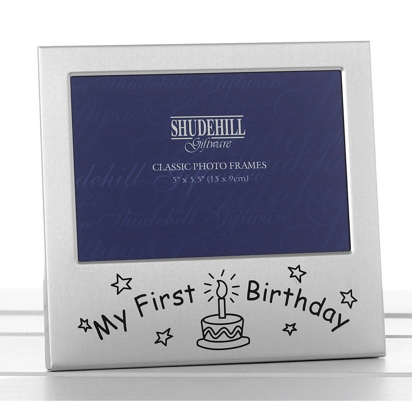 Joe Davies - Satin Silver Occasion Frame My First Birthday 5x3