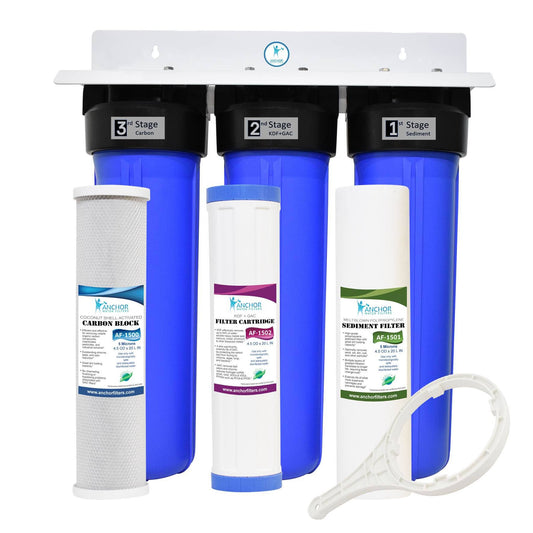 Anchor Water Filters - AF-6002 - 3-Stage Heavy Metal Whole House Filter