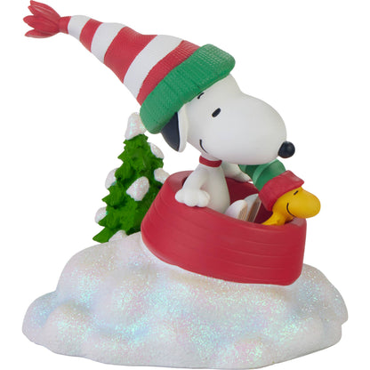 Precious Moments - Peanuts Dashing Through The Snow Figurine