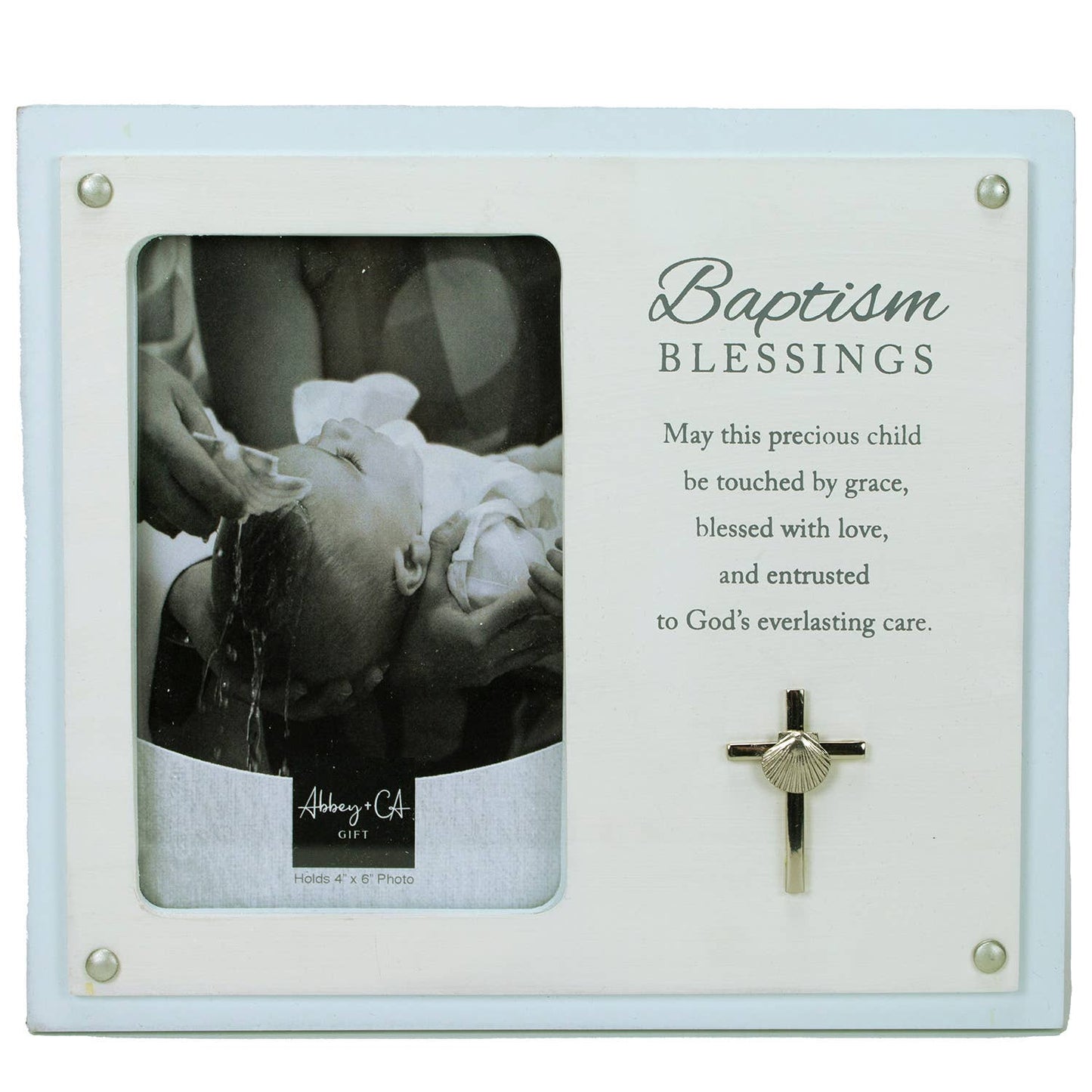 Abbey & CA Gift - Blue Baptism Blessings Frame