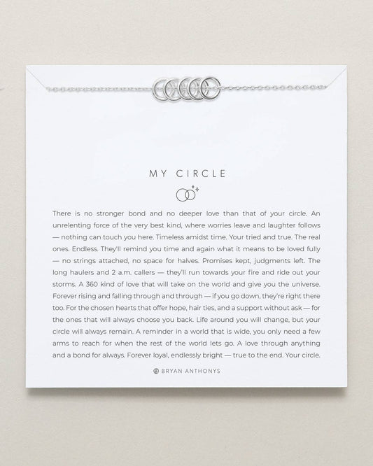 Bryan Anthonys - My Circle Dainty Bracelet: Silver