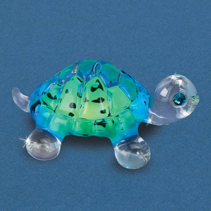 Glass Baron - S3 256-CB: Turtle, Caribbean Blue (Large)