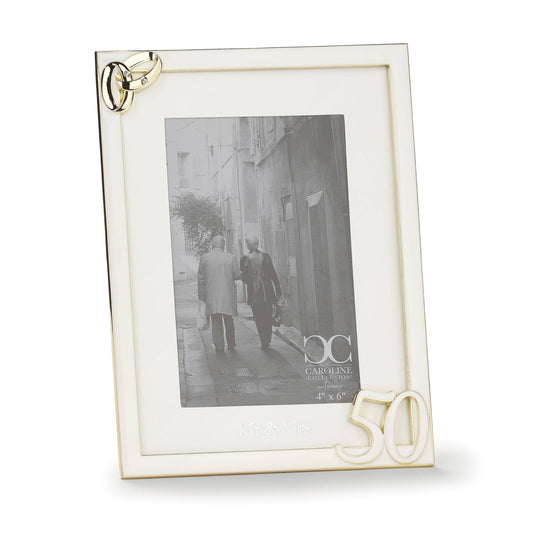 Roman - 8"H 50 WEDDING BANDS FRAME 4X6