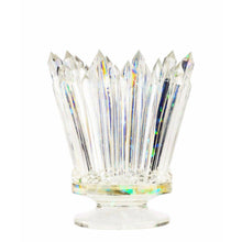 Load image into Gallery viewer, The Wine Savant /  Khen Glassware - Amethyst Crystal Makeup Brush Holder, Iridescent Shine
