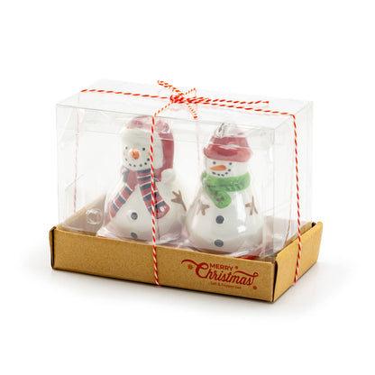 Grace Teaware - Gift Boxed Snowmen Figurine Salt and Pepper Shaker Set