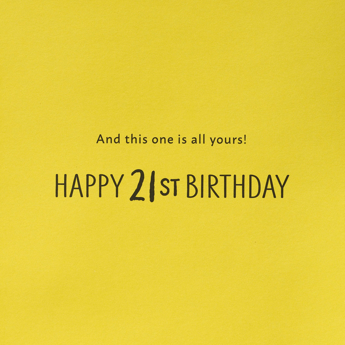DICKENS INC. - 21st Birthday Card for Anyone (Celebrate in Style)