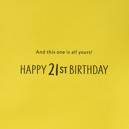 DICKENS INC. - 21st Birthday Card for Anyone (Celebrate in Style)