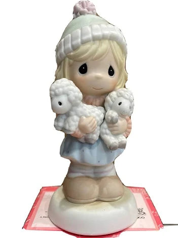 Precious Moments "Merry Christmas to Ewe" Dated Porcelain Figurine