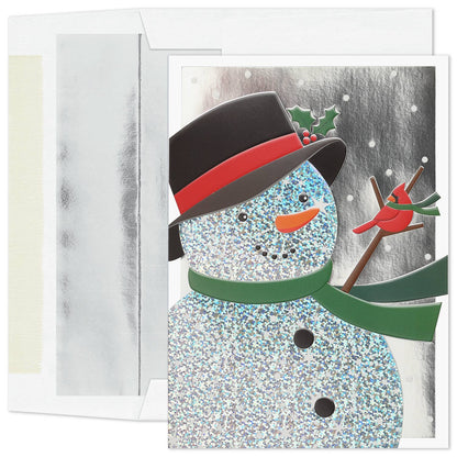 Masterpiece Studios - Snowman Sparkle Boxed Holiday Cards