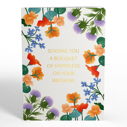 Lovepop Cards - Birthday Bouquet of Happiness 5*7" Pop-Up Card