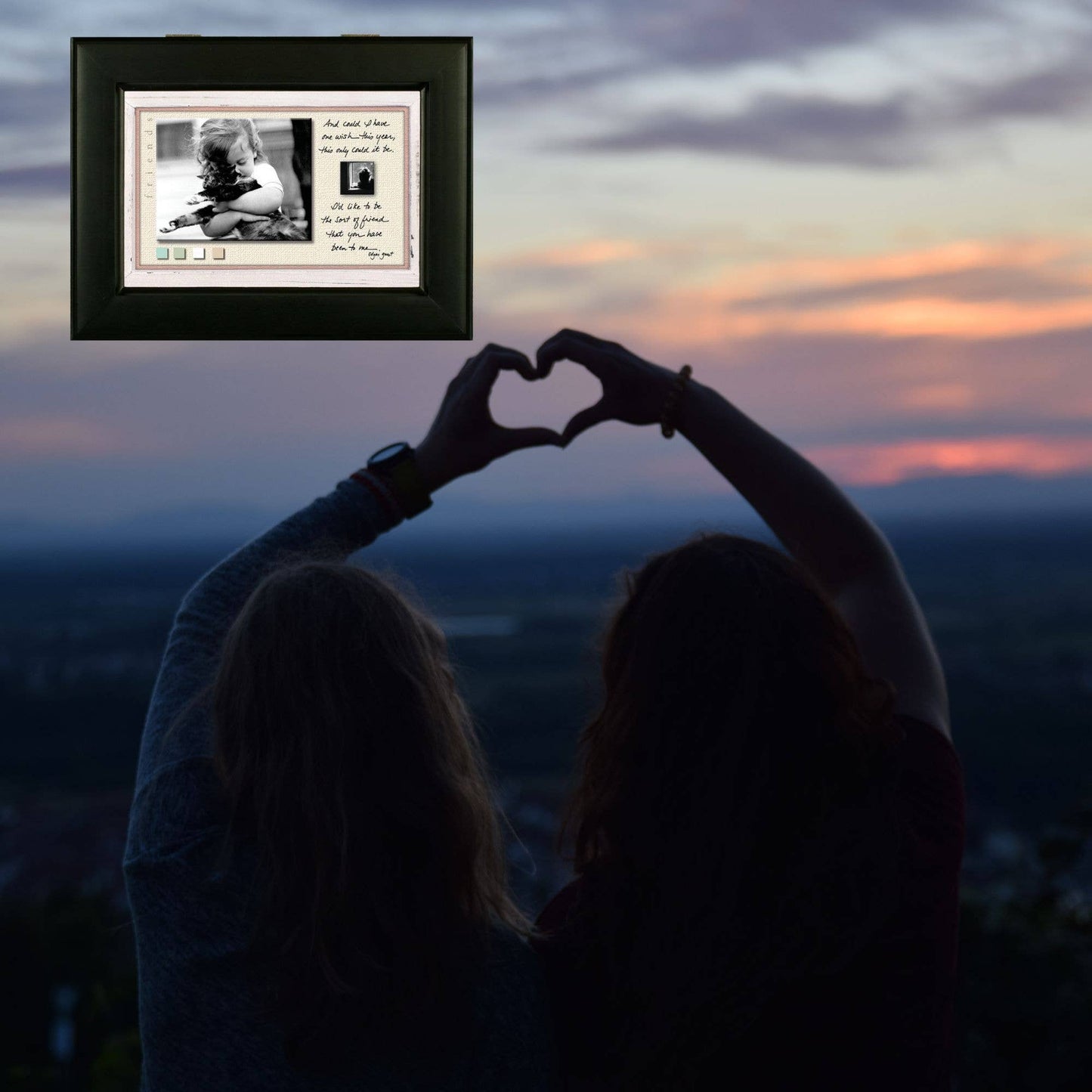 Cottage Garden - Friend to Me Black Music Box