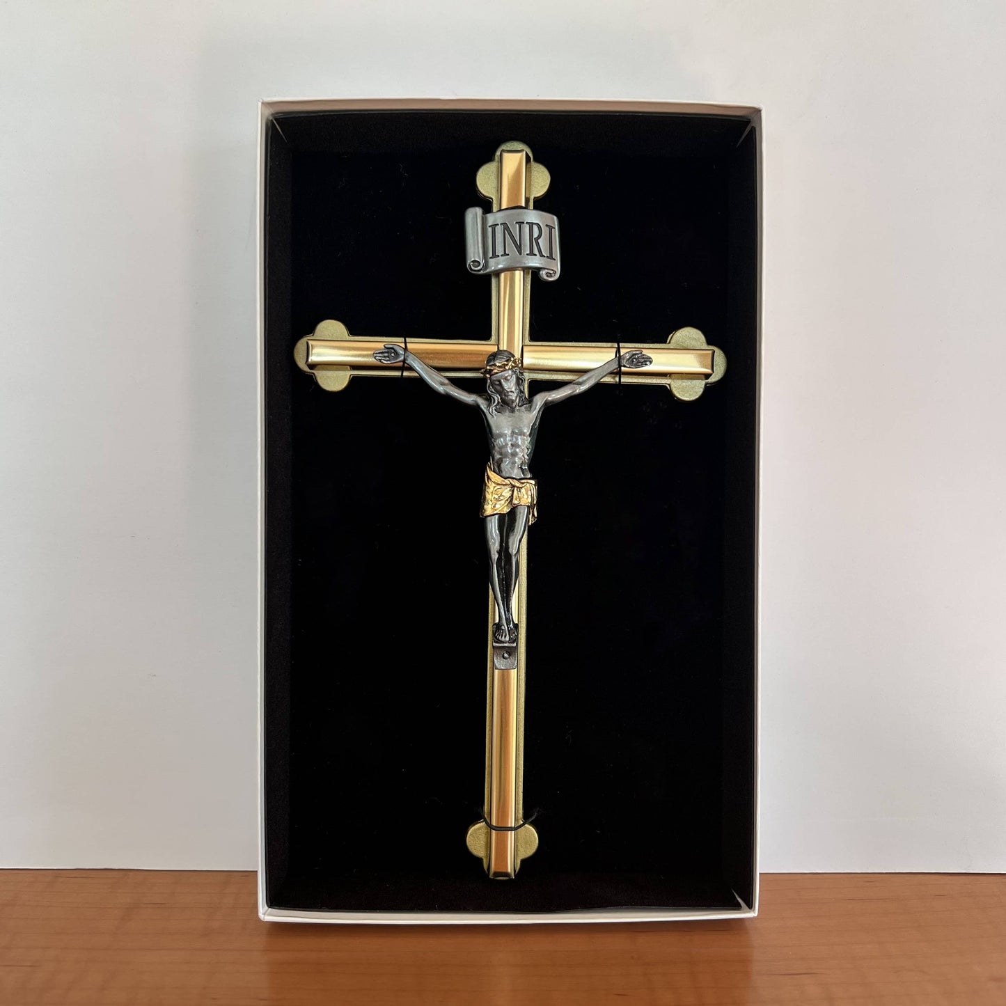 Abbey + CA Gift - 2-tone Wall Crucifix 8”