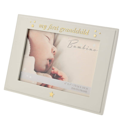 WIDDOP and Co. - Bambino 'My First Grandchild' Photo Frame 6" x 4"