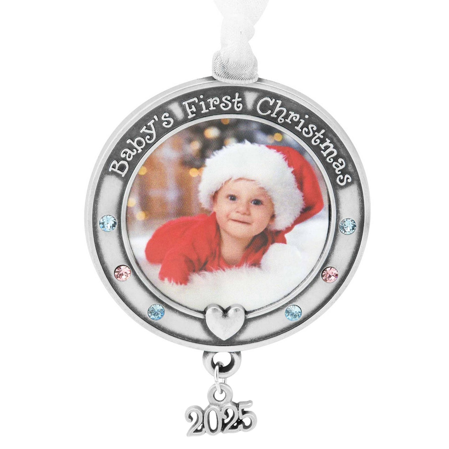 Gloria Duchin - Baby's First Christmas Pewter Photo Frame Ornament