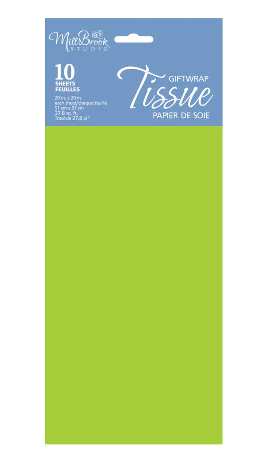 A-Line Greetings - Mill Brook Studio/10-Sheet Tissue/Citrus (12pcs) 93007