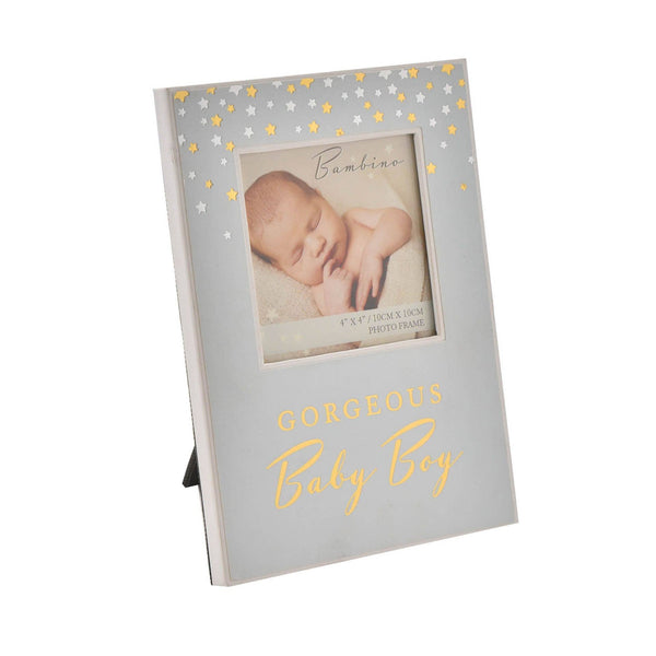 WIDDOP and Co. - Bambino Paperwrap Photo Frame 4" x 4" Baby Boy