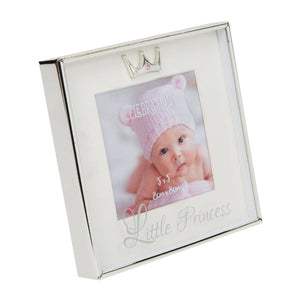 WIDDOP and Co. - Silverplated Box Frame 3" x 3" - Little Princess