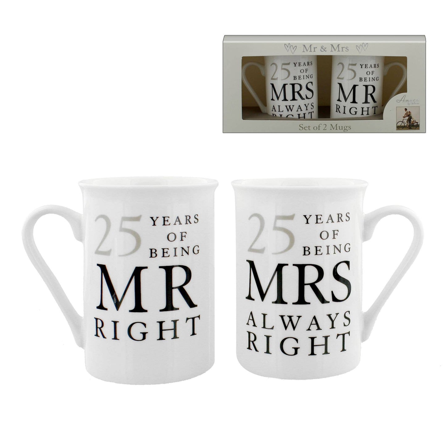 WIDDOP and Co. - Amore Gift Set - 25 Years Of Mr Right/Mrs Always Right