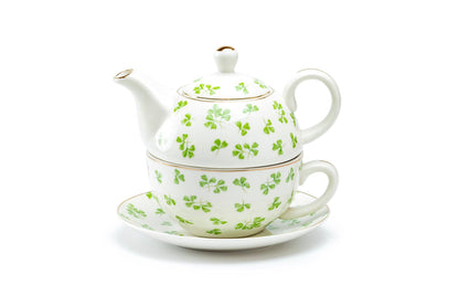 Grace Teaware - Shamrock Fine Porcelain Tea For One Set