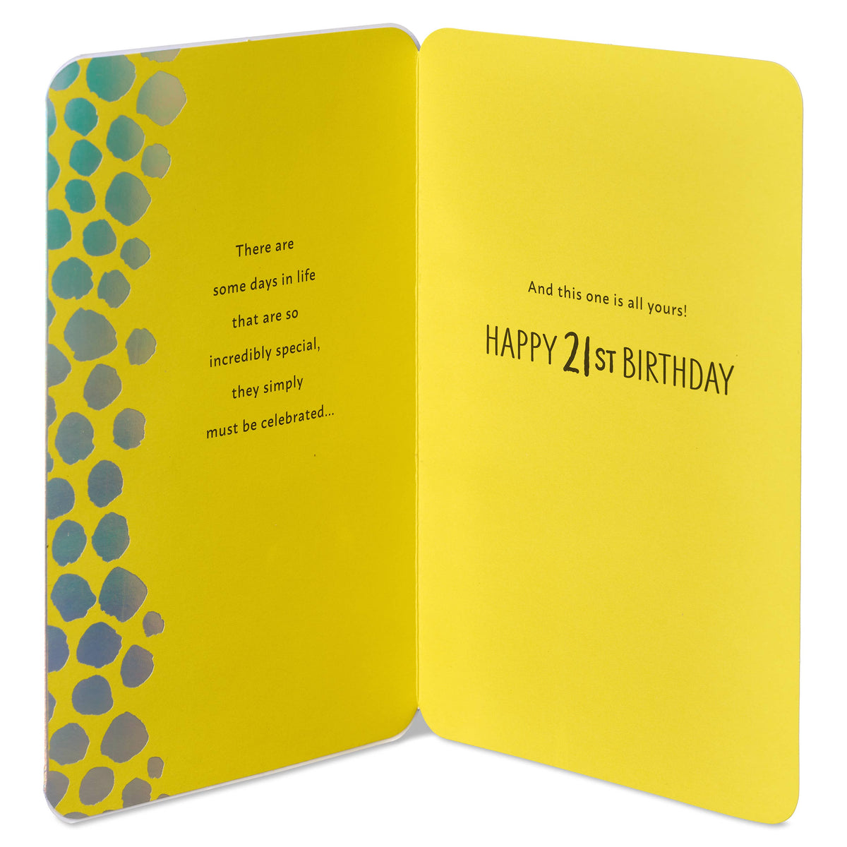 DICKENS INC. - 21st Birthday Card for Anyone (Celebrate in Style)
