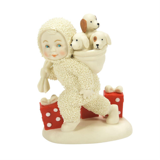 Snowbabies, “ Bag Of Christmas Puppies”