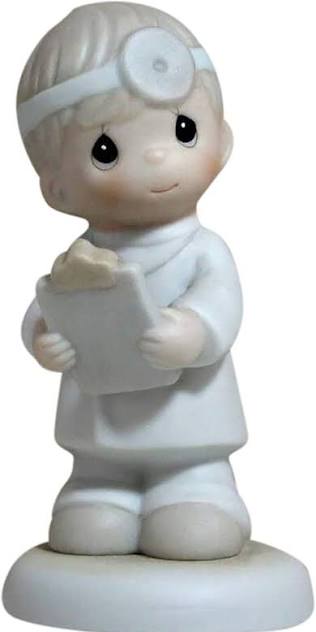 Precious Moments "Loving is Caring" Dated Porcelain Doctor Figurine