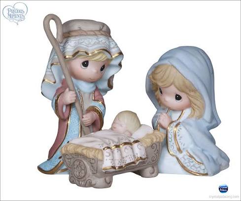 Precious Moments "Nativity" "Come Let Us Adore Him" Porcelain Figurine
