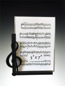 Broadway Gifts Co - Black G-Clef Picture Frame