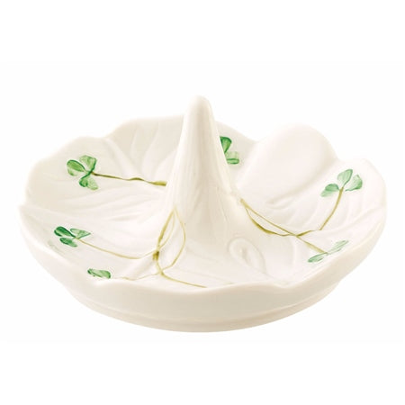 Belleek 2125 Shamrock Ring Holder