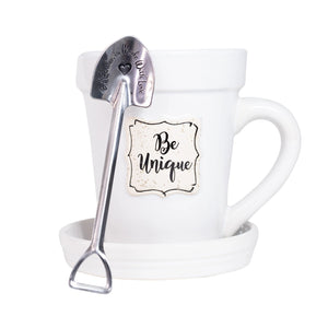 Flower Pot Mug “ Be Unique” 31035