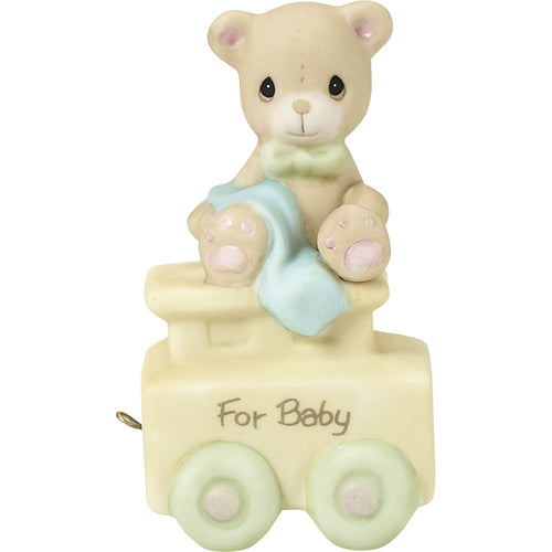 Precious Moments Birthday Train, Newborn, May Your Birthday Be Warm