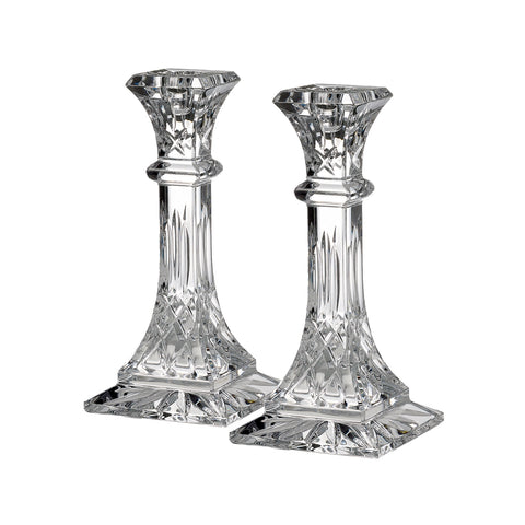 Waterford Lismore 8” Candlesticks Set of Two