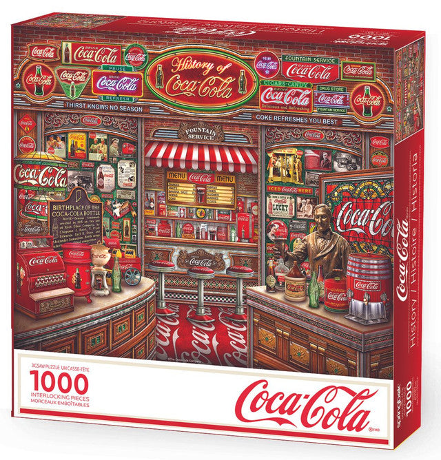 History Of Coca-Cola 1000 Piece Jigsaw Puzzle