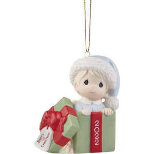 Precious Moments Baby Boy 1st Christmas Dated 2022 Ornament