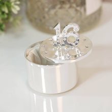 Load image into Gallery viewer, WIDDOP and Co. - Milestones Silverplated Trinket Box With Crystal 16
